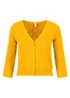 logo cardigan v-neck 3/4 arm, yellow anchor ahoi, Knitted Jumpers & Cardigans, Yellow