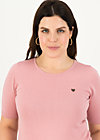 Knitted Jumper logo pully roundneck 1/2 arm, first blush, Knitted Jumpers & Cardigans, Pink