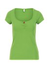 T-Shirt logo shortsleeve feminin, clarify green, Shirts, Green