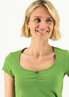 T-Shirt logo shortsleeve feminin, clarify green, Shirts, Green
