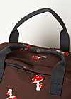 Backpack wild weather lovepack, mushroom in the wood, Accessoires, Brown
