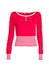 Lakeside cottage Sweat , red blossom, Knitted Jumpers & Cardigans, Red