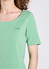 logo roundneck t-shirt, leafy green, Shirts, Grün