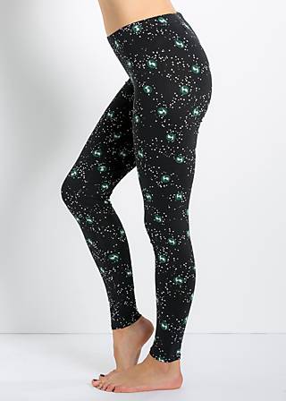 Cotton Leggings letkiss legs, step to the stars, Leggings, Black