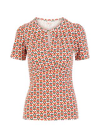 T-Shirt Criss Cross Coeur, tarte de framboise, Tops, White