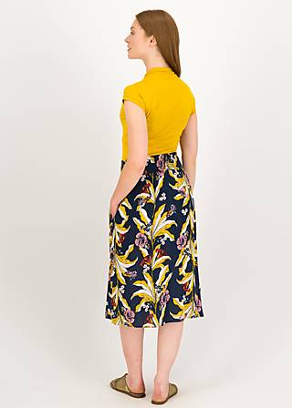 Midirock Ease of Peace, fleurs d'hibiscus, R&ouml;cke, Blau