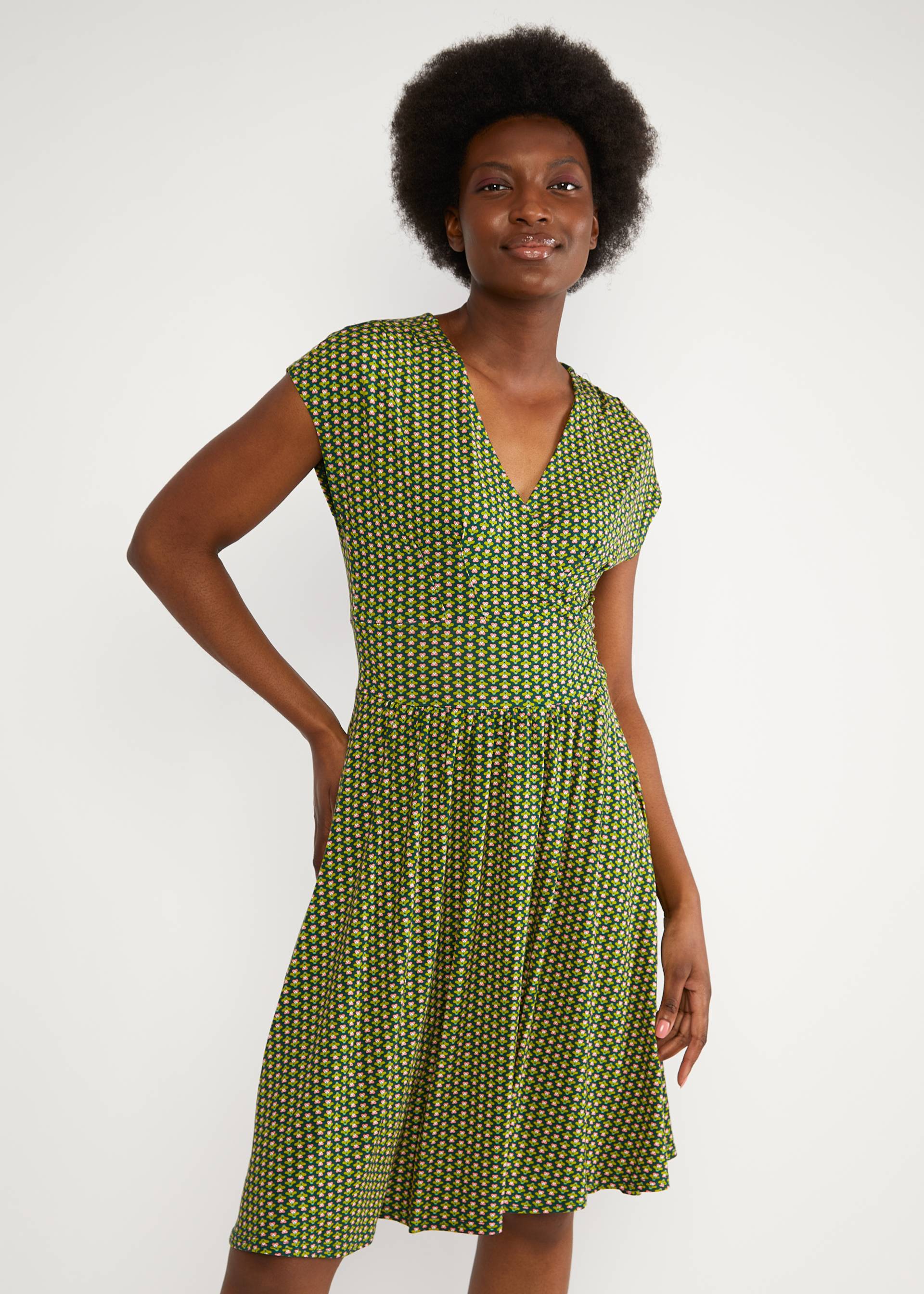 Freizeitkleid La Vie est Belle, ma petite fleur, Kleider, Gr&uuml;n