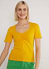 T-Shirt Balconnet Féminin, keep playing yellow, Shirts, Gelb