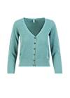 Cardigan Sweet Petite, traditional teal knit, Knitted Jumpers & Cardigans, Blue