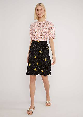 Jersey Skirt Frischluft, when life gives you lemons, Skirts, Black