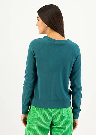Cardigan Bold at Heart, full of wonder petrol, Knitted Jumpers & Cardigans, Blue