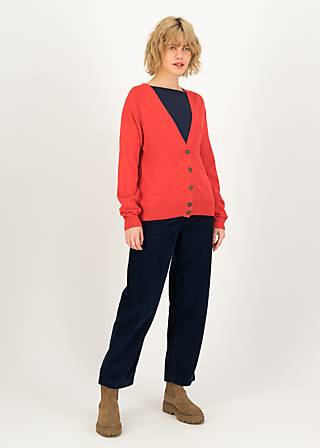 Cardigan Bold at Heart, I am your cherry red, Knitted Jumpers & Cardigans, Red