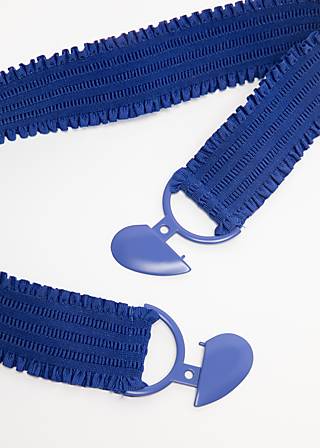 Waist belt Fantastic Elastic Heart, elastic blue, Accessoires, Blue
