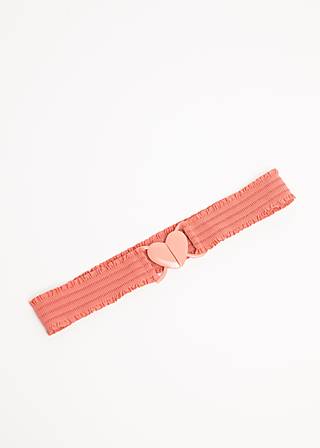 Waist belt Fantastic Elastic Heart, elastic rose, Accessoires, Pink