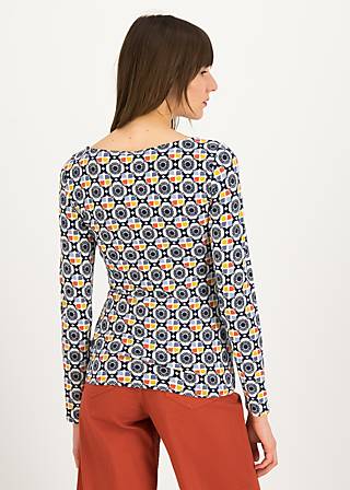 Longsleeve Oh Marine, immortal flower, Shirts, Blau