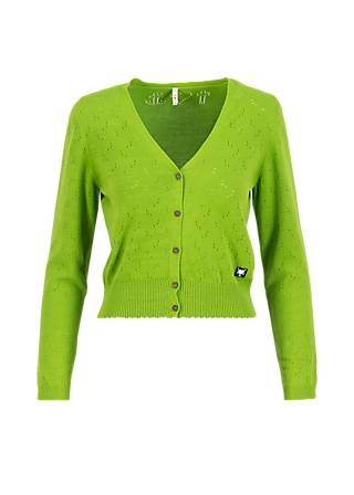 Cardigan Save the World, stunningly green knit, Knitted Jumpers & Cardigans, Green
