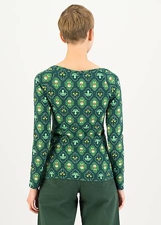 Longsleeve Savoir-Vivre, Frida the octopus, Tops, Green