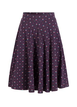 Circle Skirt Wooden Heart Circular, little flower poppet, Skirts, Purple