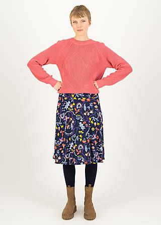Jersey Skirt Daily Poetry, untamed heart, Skirts, Blue