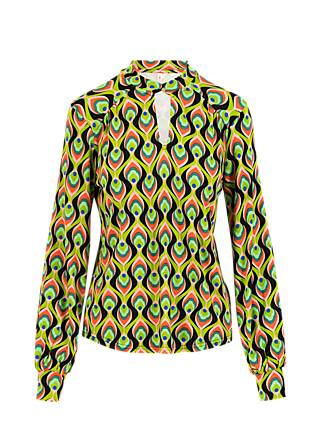 Schluppenbluse L'Odelette pour Helma, fantasy goes wild, Blusen & Tuniken, Schwarz