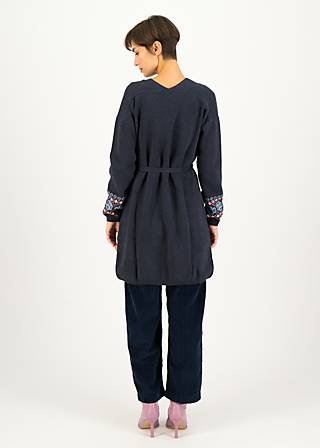 Long Cardigan Nordic Wrapper, onshore blue knit, Knitted Jumpers & Cardigans, Blue