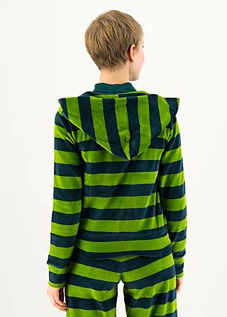 Zip-Jacke Luscious Cocoon, love to explore stripe, Sweatshirts & Hoodies, Grün