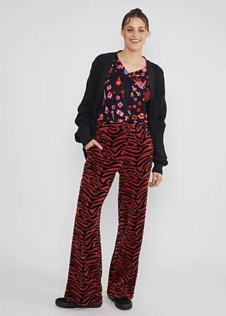 High Waist Trousers Palace Party, wild heart, Trousers, Red