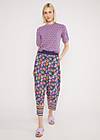 Summer Pants Flatterby Oval, colours of walpurgis night, Trousers, Blue