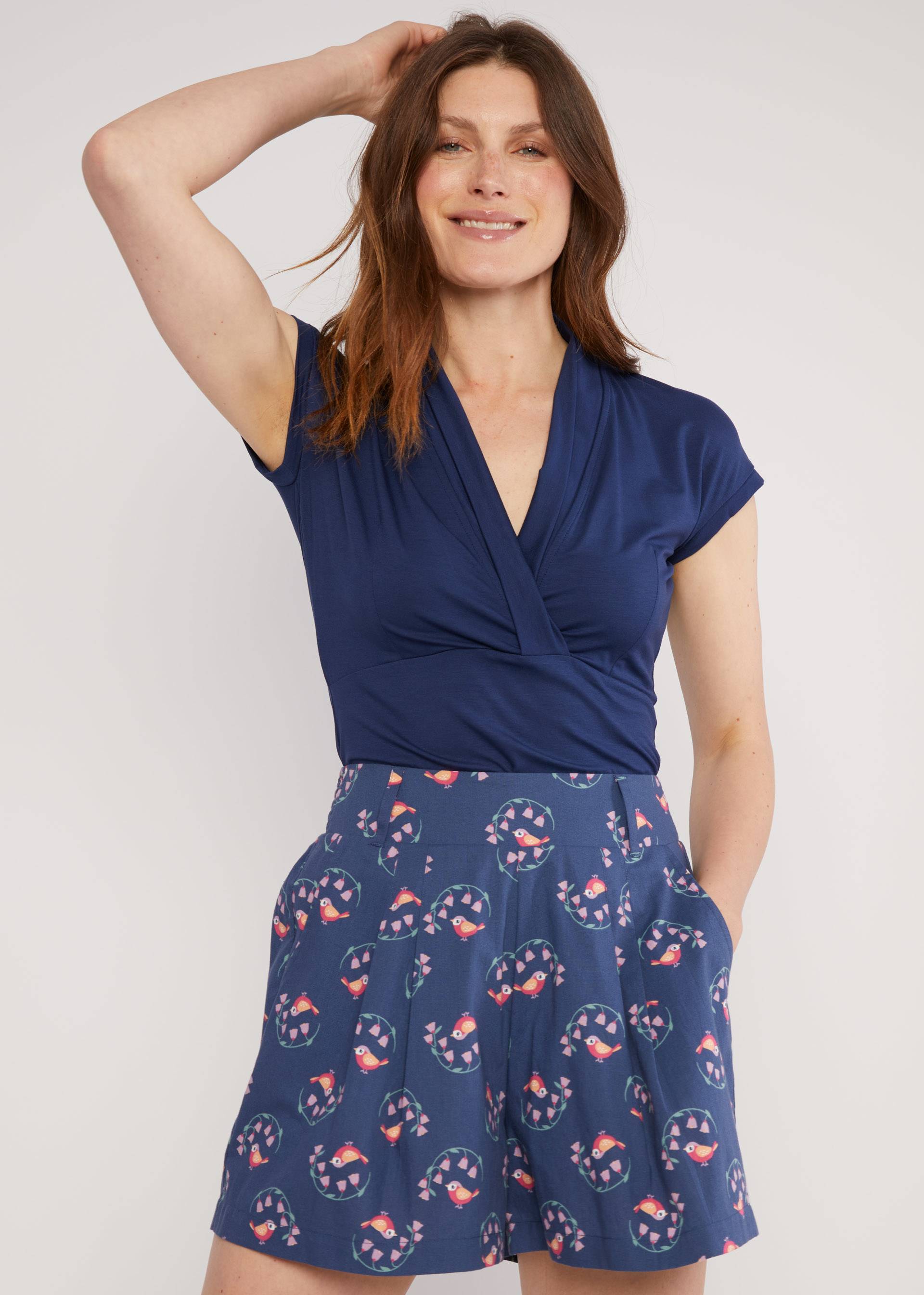 Shorts Summercamp Scout, walpurgis night bird, Hosen, Blau