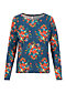 Longsleeve carry me home, happy harvest, Tops, Blue