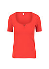 T-Shirt logo balconette tee, just me in red, Shirts, Red