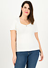 T-Shirt logo balconette tee, just me in white, Tops, White