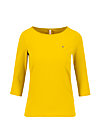 Longsleeve logo u-boot  3/4 welle, just me in yellow, Shirts, Yellow
