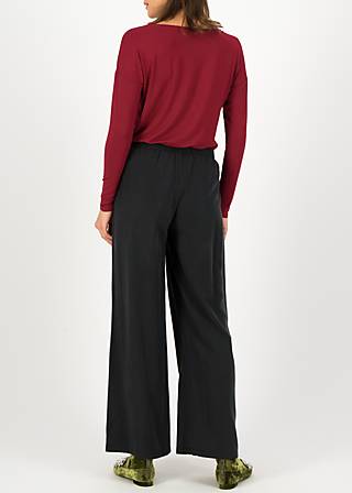 logo woven trousers, night nature, Hosen, Schwarz