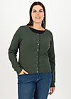Cardigan save the brave, suited in thyme, Knitted Jumpers & Cardigans, Green