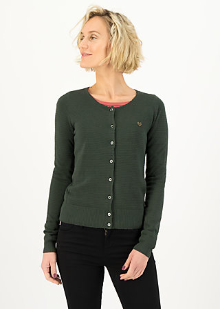 Cardigan save the brave, suited in thyme, Strickpullover & Cardigans, Grün