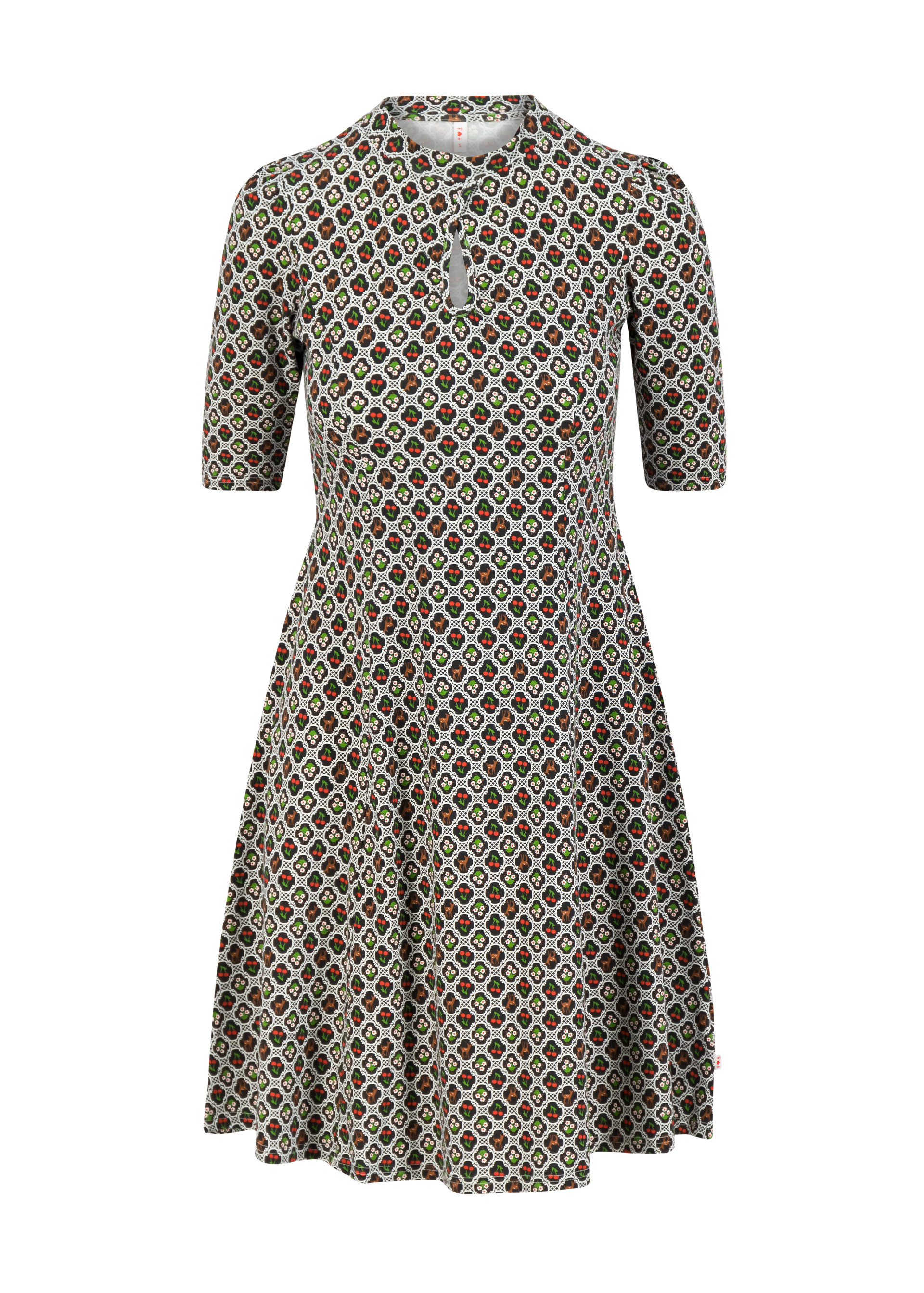 Minikleid tree of life, forest picknick, Kleider, Schwarz