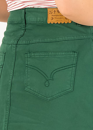 Minirock High Waist Yoke, formal garden, Röcke, Grün