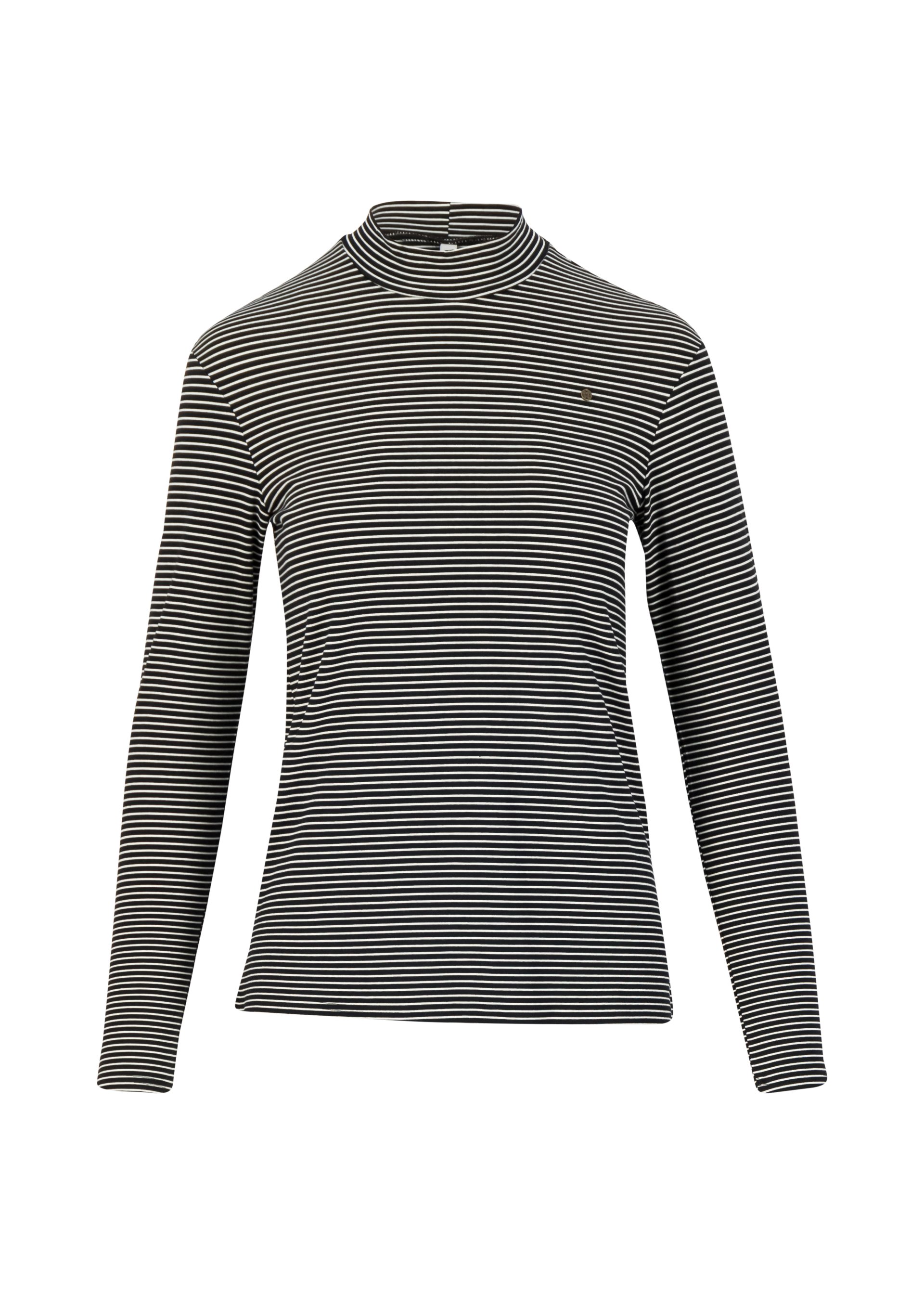 Longsleeve lonely lips turtle , after dark stripes, Shirts, Schwarz