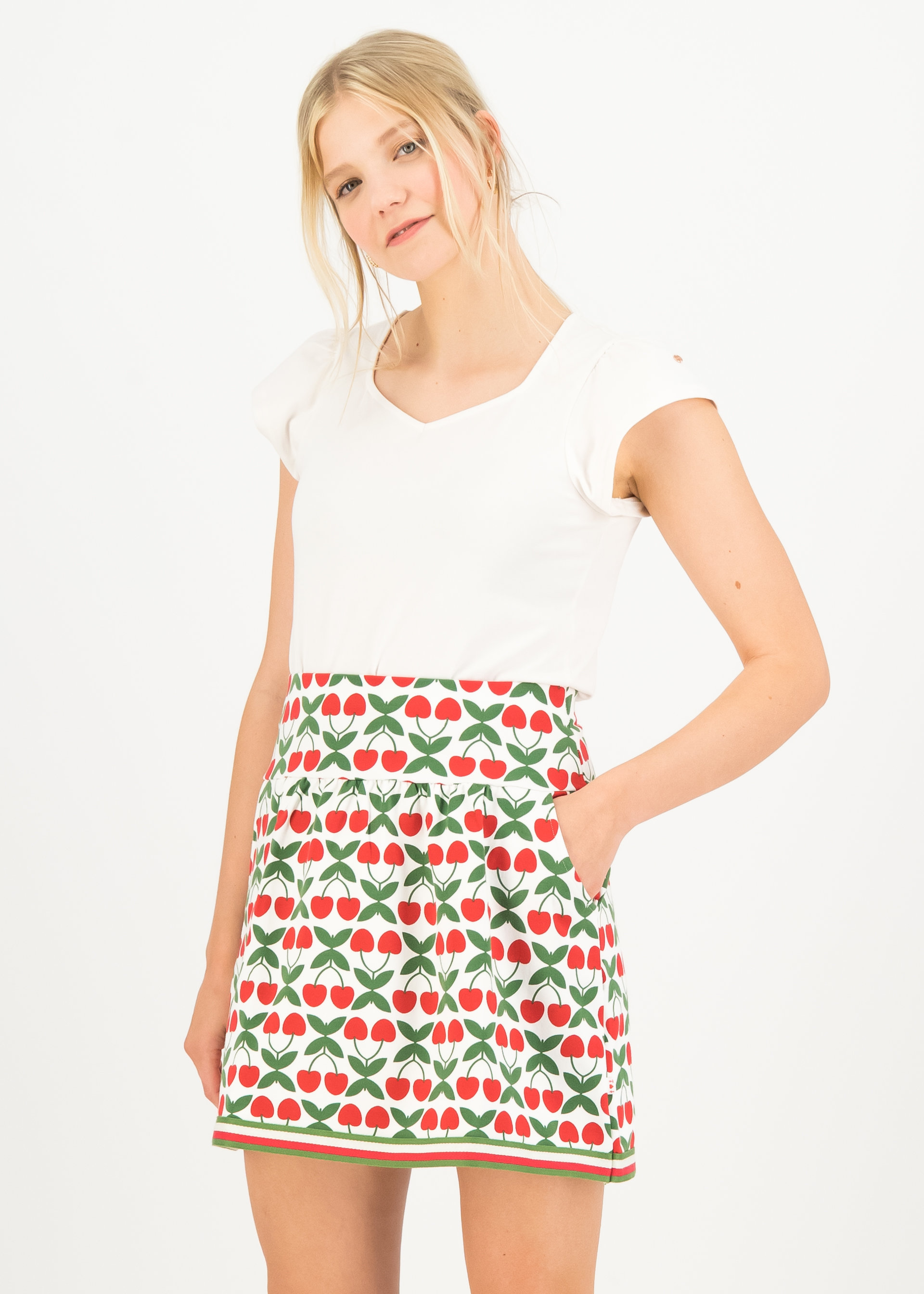 Minirock Molto Bene, cheeky cherry, R&ouml;cke, Rot