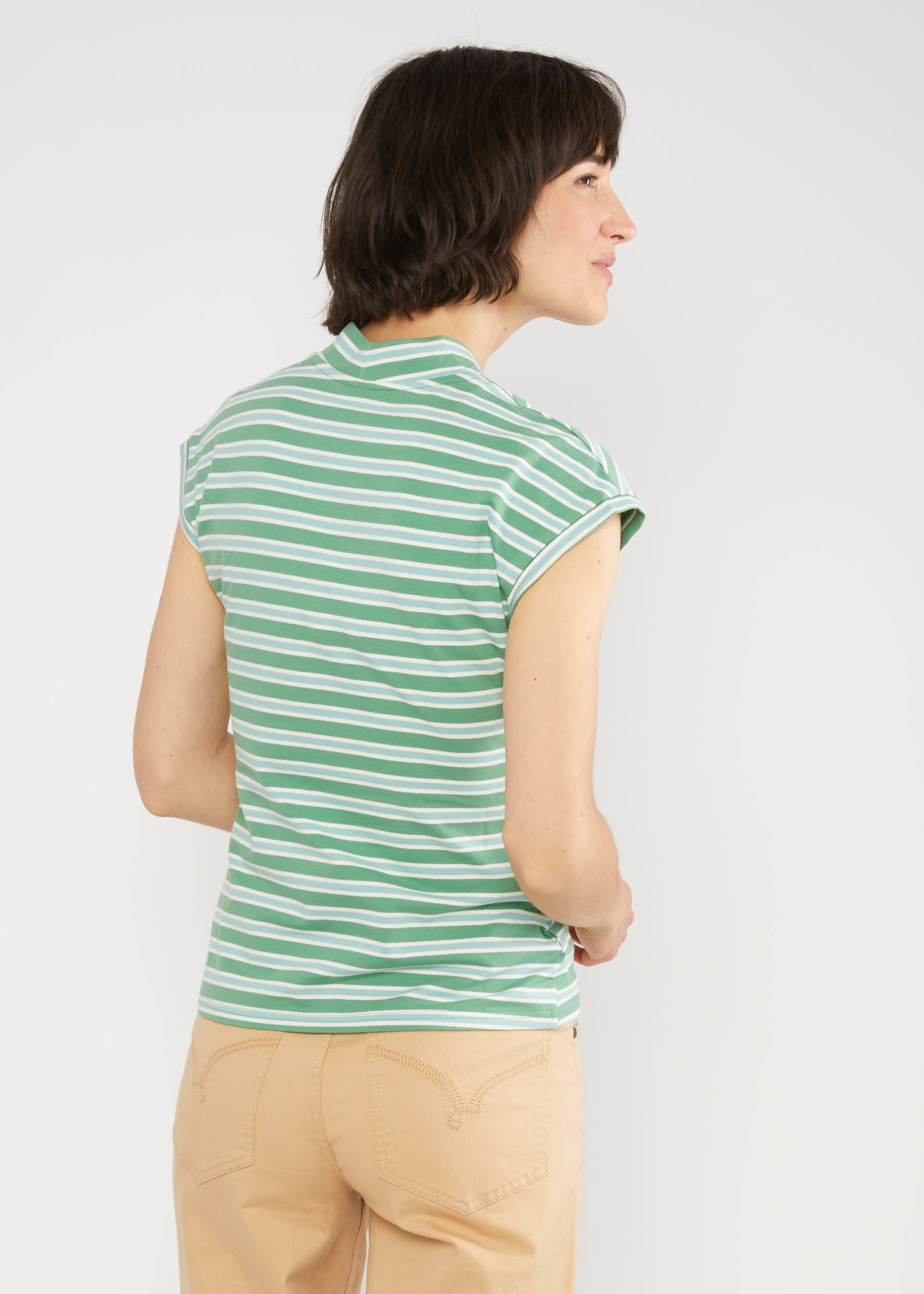 Streifenshirt Virgin Venus, caravan stripes green, Shirts, Grün