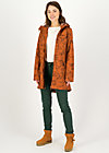 Soft Shell Jacket wild weather long anorak, whimsical wisdom, Jackets & Coats, Brown