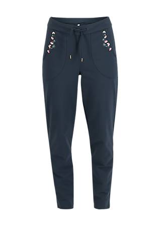 Sweat Pants Casual Everyday Saddle, mystery at night, Trousers, Blue