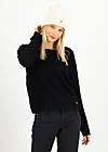 Knitted Jumper Chic Promenade, noir lively wave, Knitted Jumpers & Cardigans, Black