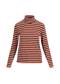 Longsleeve Lonely Lips Turtle, botanical stripes, Tops, Red