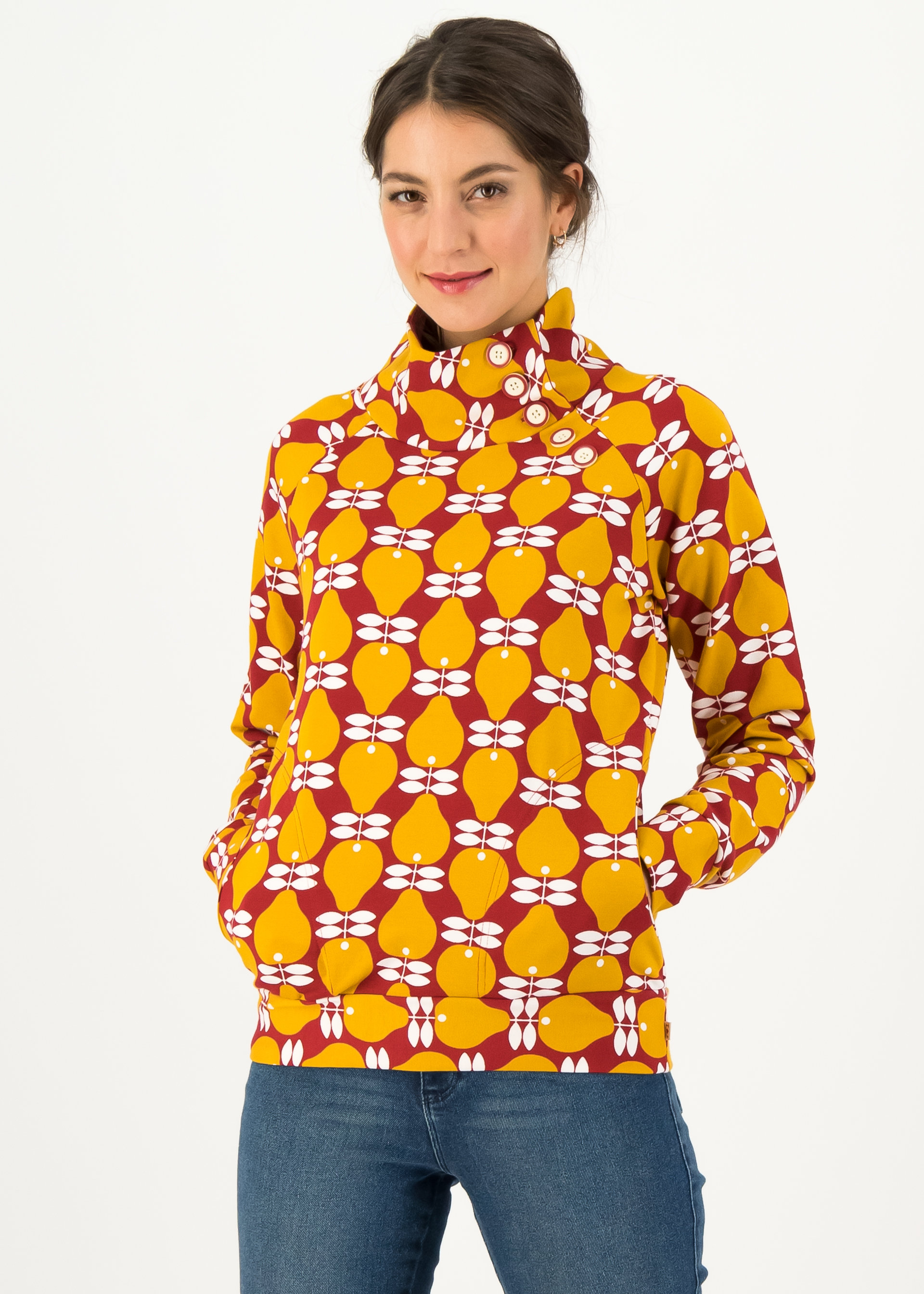 Winterpullover oh so nett, pear me up, Sweatshirts & Hoodies, Rot