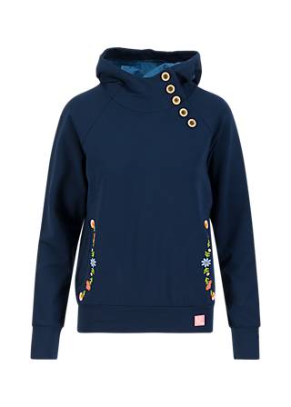 Sweatshirt Oh So Nett Hooded, blue budgie fly, Sweatshirts & Hoodies, Blue