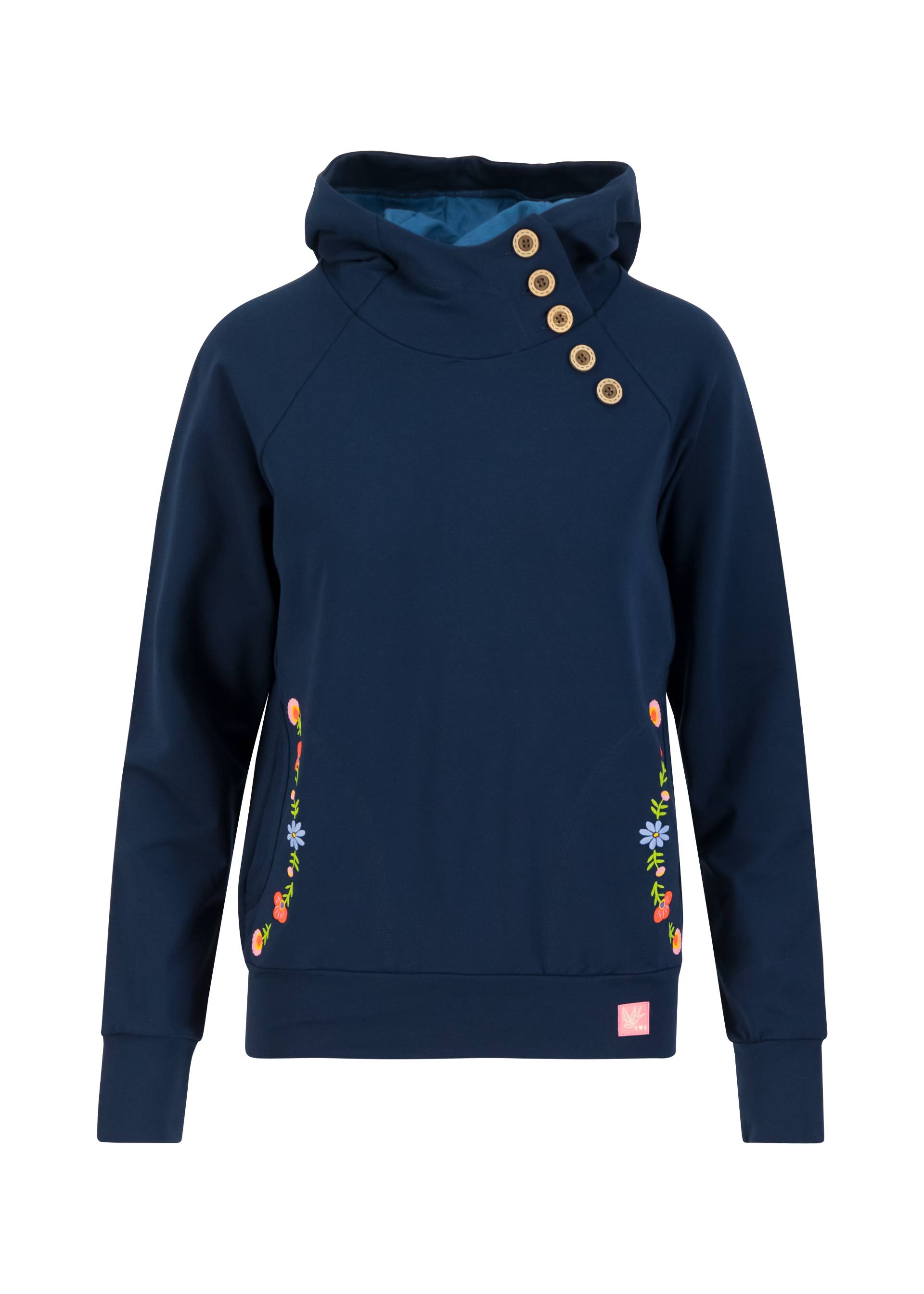 Sweatshirt Oh So Nett Hooded, blue budgie fly, Sweatshirts & Hoodies, Blue