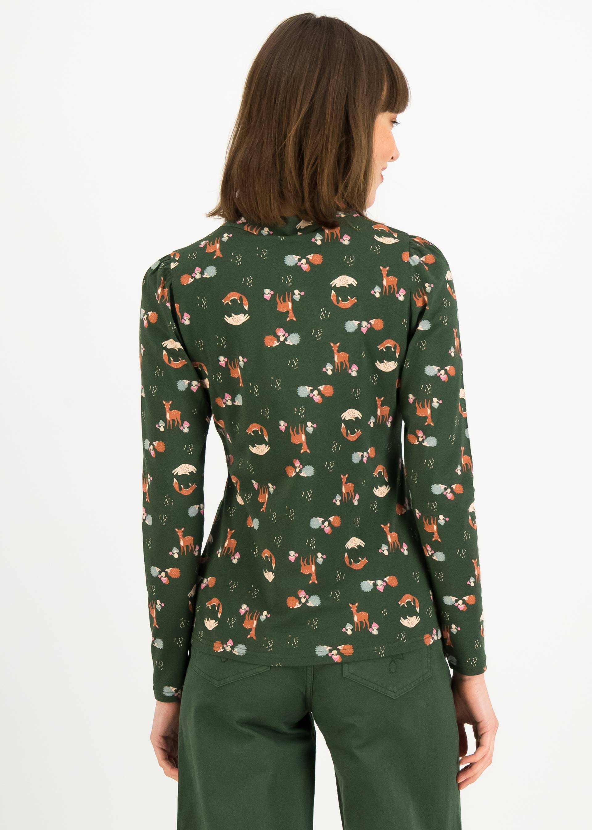 Longsleeve Poetic Garden, into the woods, Shirts, Gr&uuml;n