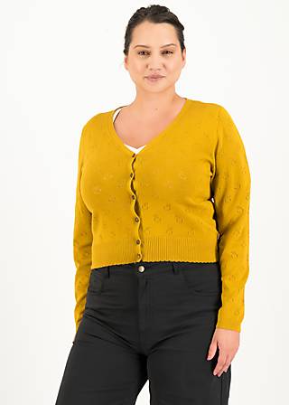 Cardigan save the world, yellow apple pie, Knitted Jumpers & Cardigans, Yellow
